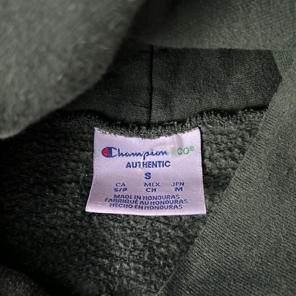 forest green champion hoodie - Picture 4 of 5